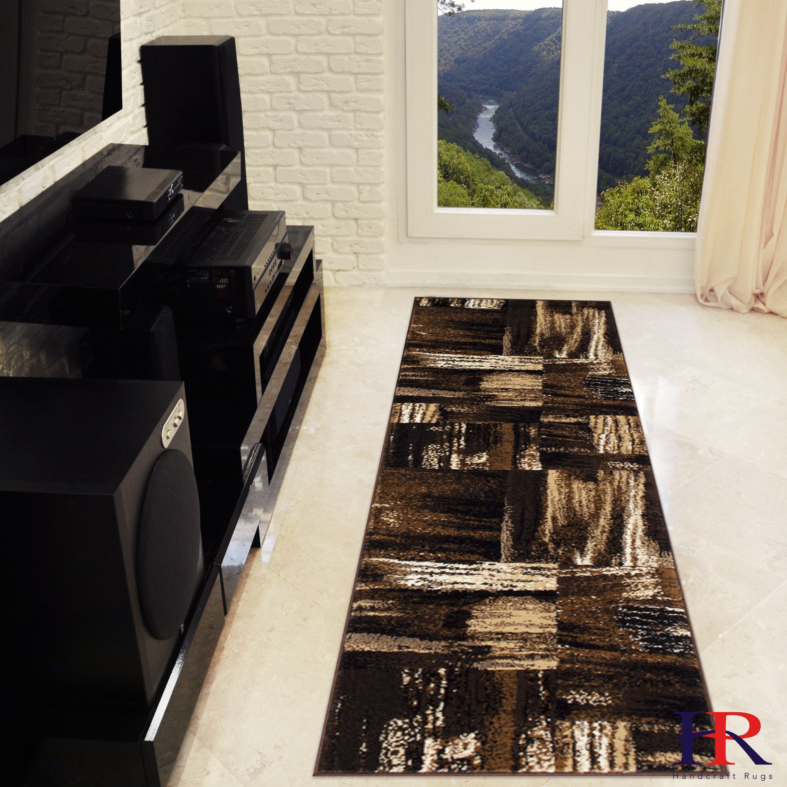 Modern Brush Stroke Rug – Soft, Colorful, and Easy to Clean - Mixed Color Rugs