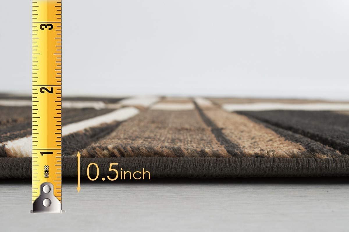 Modern Cubism Area Rug – Hand Carved and Stylish