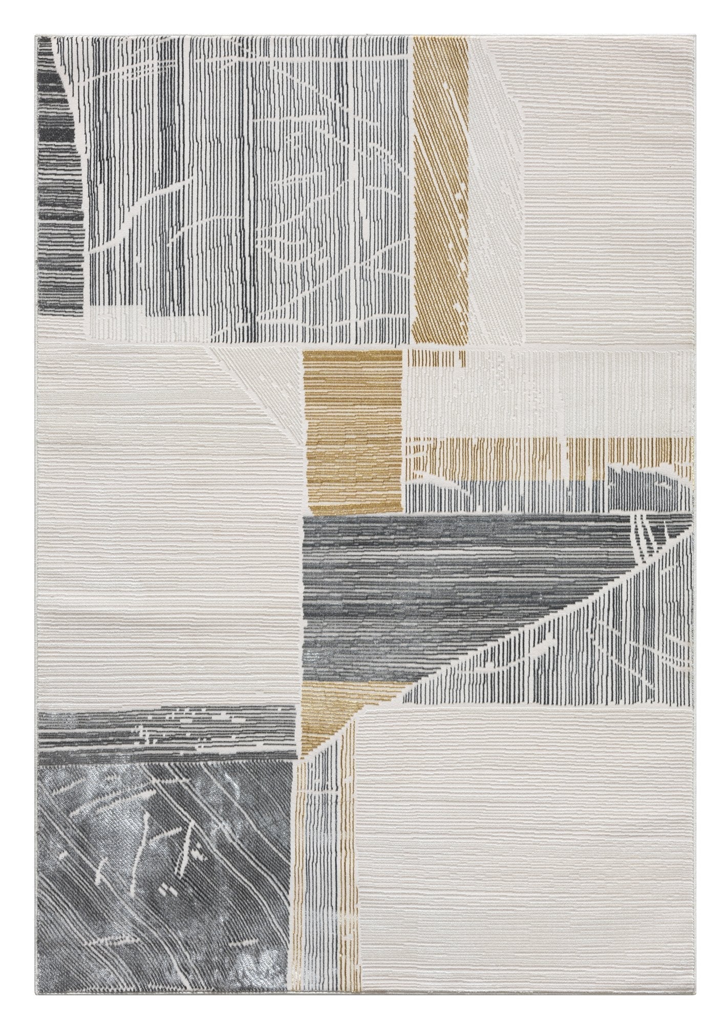 HR Premium Super Soft Polyester Abstract Area Rug #456