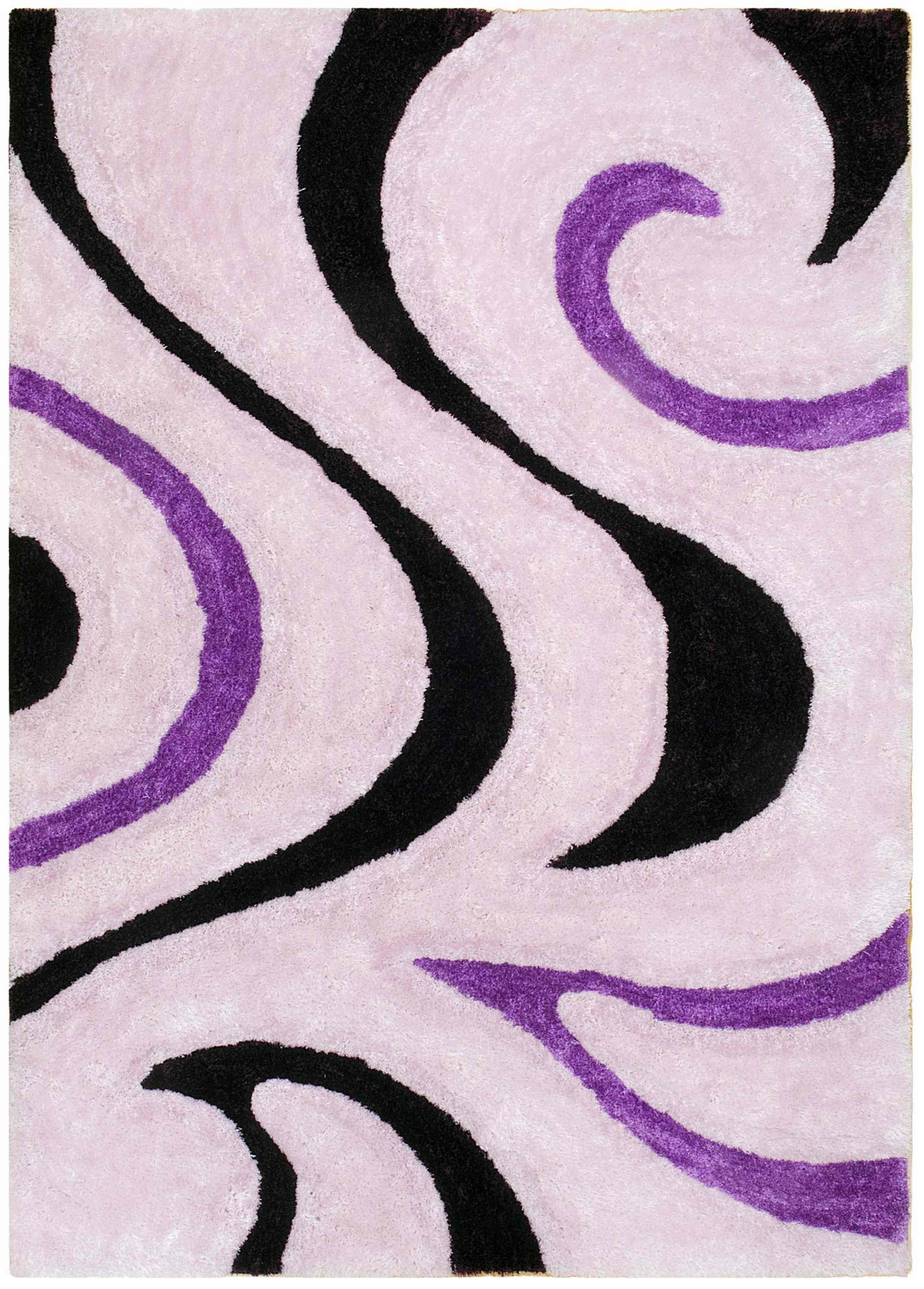 3-D Hand Carved Shaggy Rug #06