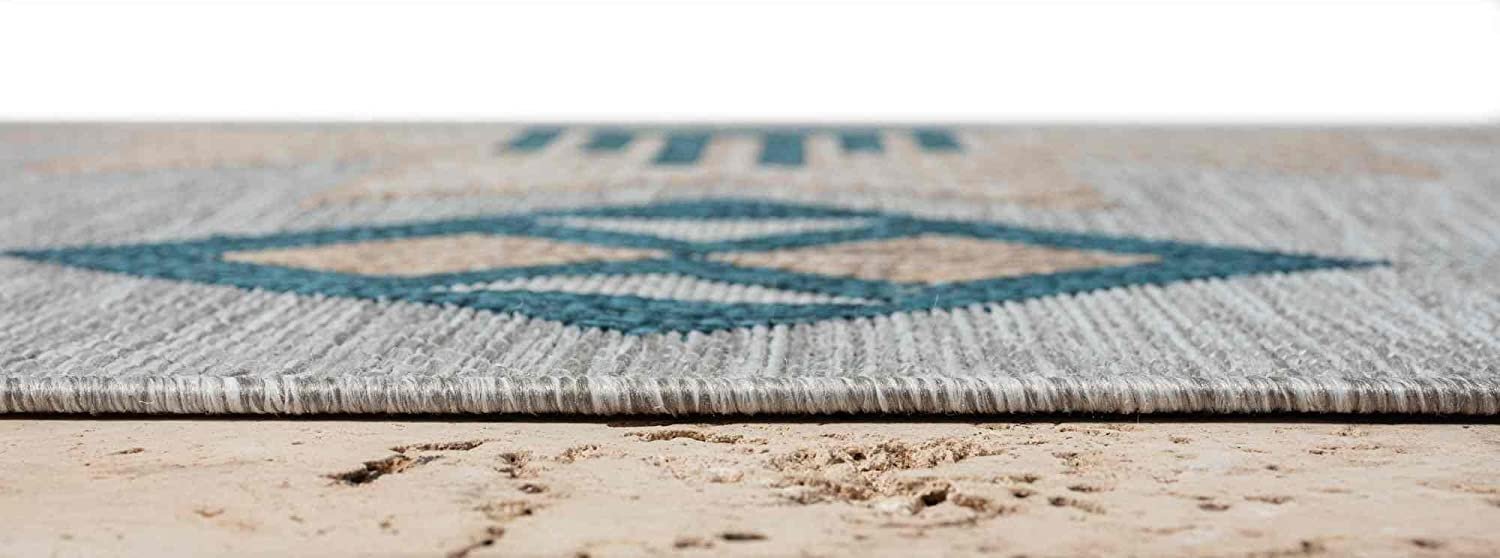 Southwestern Navajo Outdoor Rug – Waterproof and Fade-Resistant – 5x7 & 8x10 Sizes