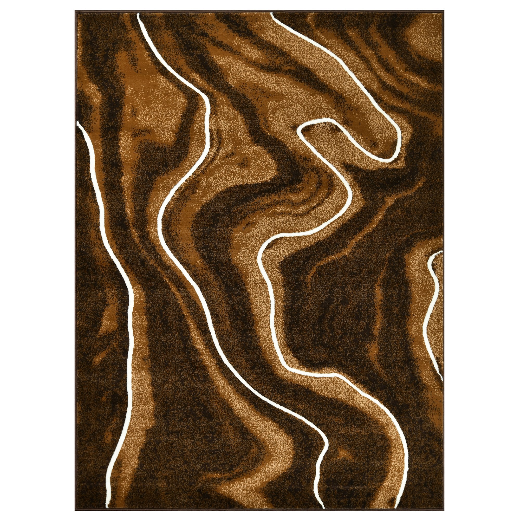 Contemporary Abstract Area Rugs Marble Pattern #296