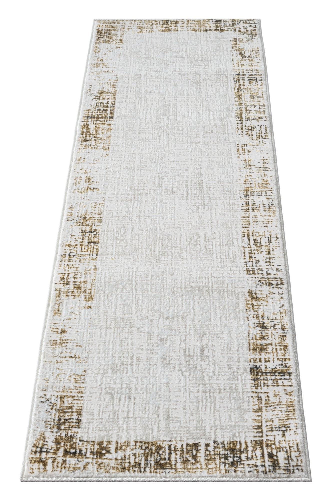 HR Super Soft Polyester Abstract Area Rug Bordered # 454