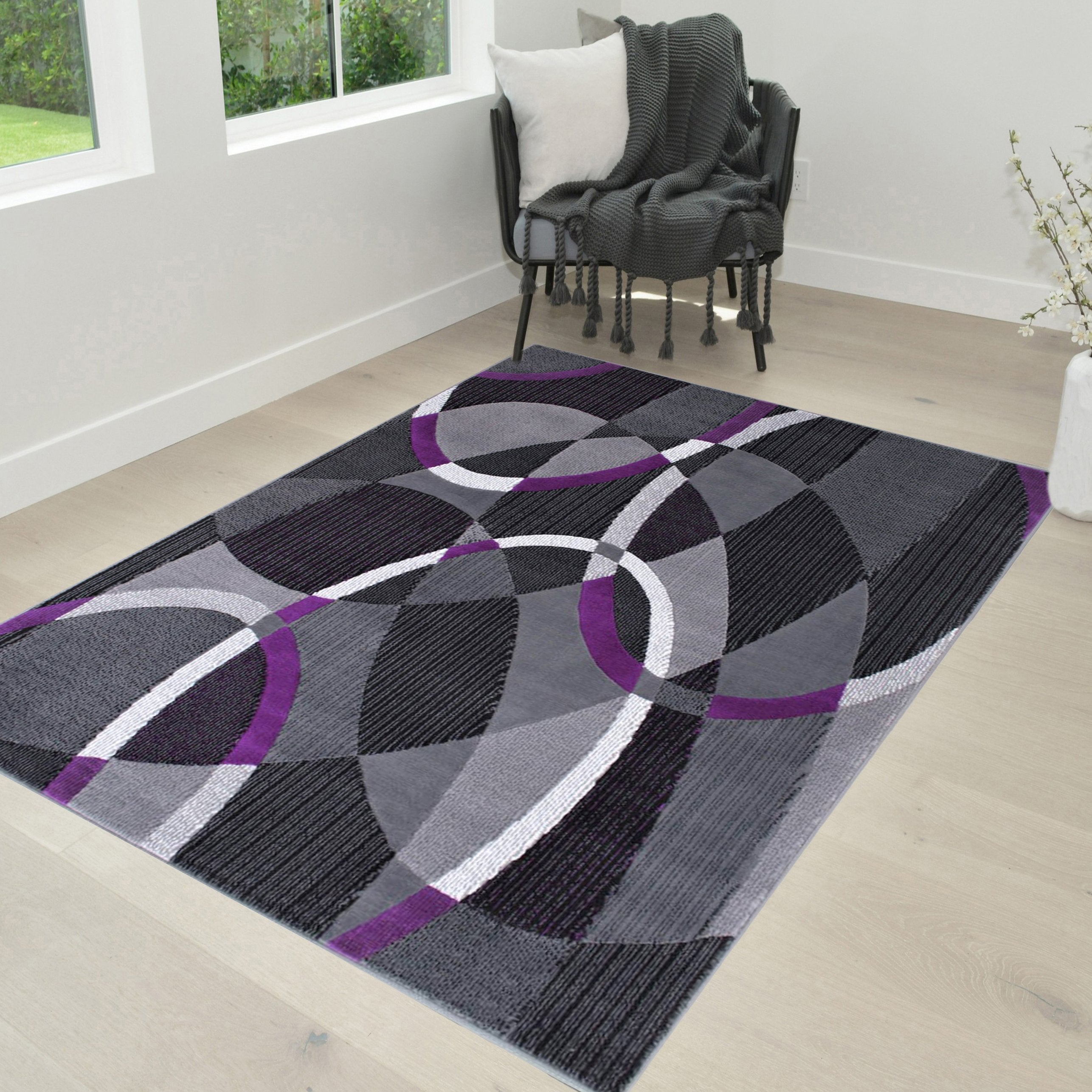 Oval Pattern Rugs #64