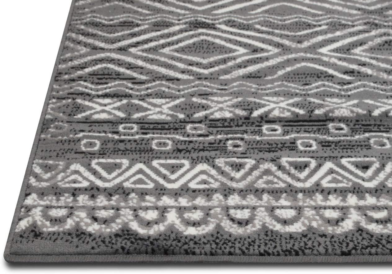 Southwestern Rug for Living Room Antiqued Trellis Gray and White Area Rug Boho D????cor Rugs for Bedroom