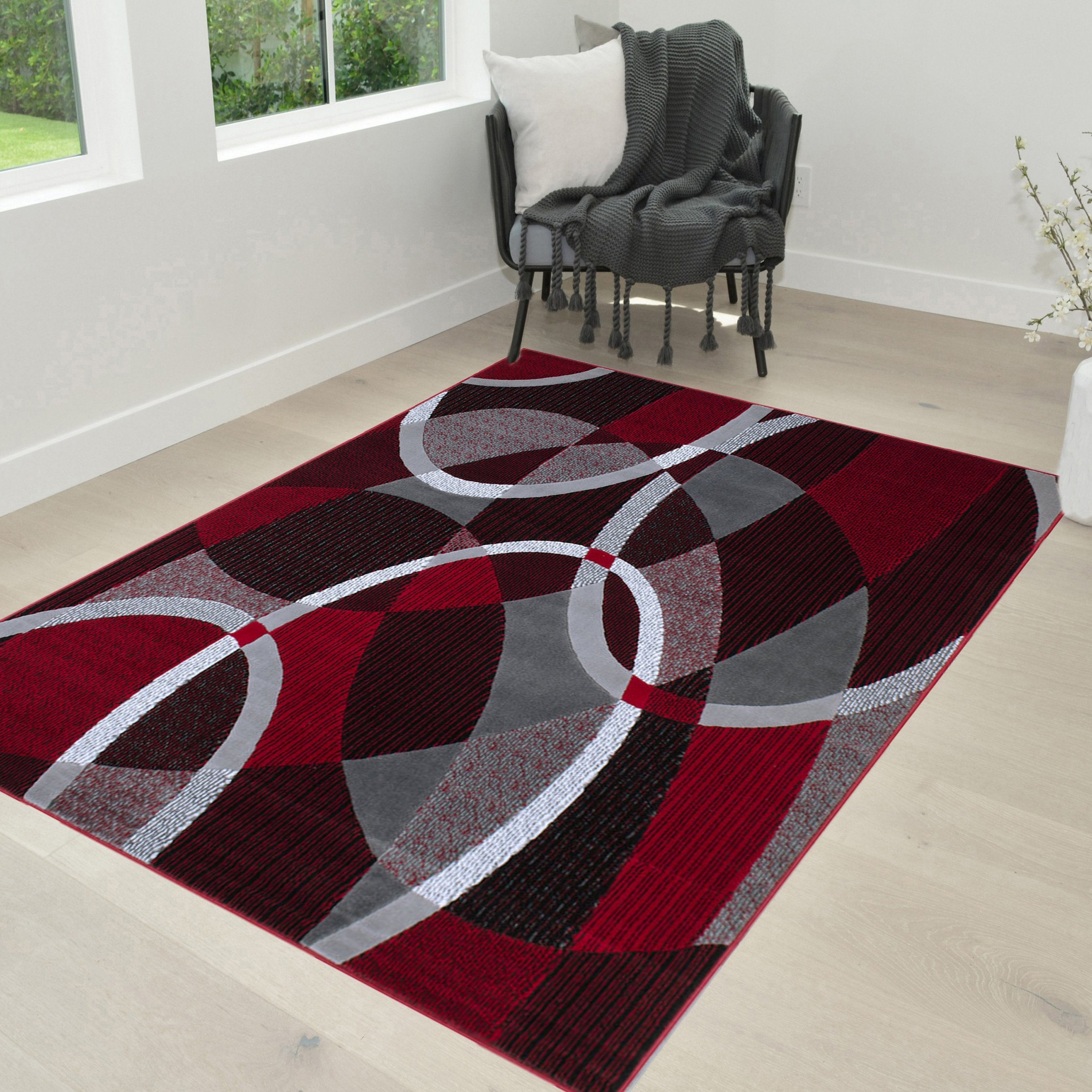 Oval Pattern Rugs #64