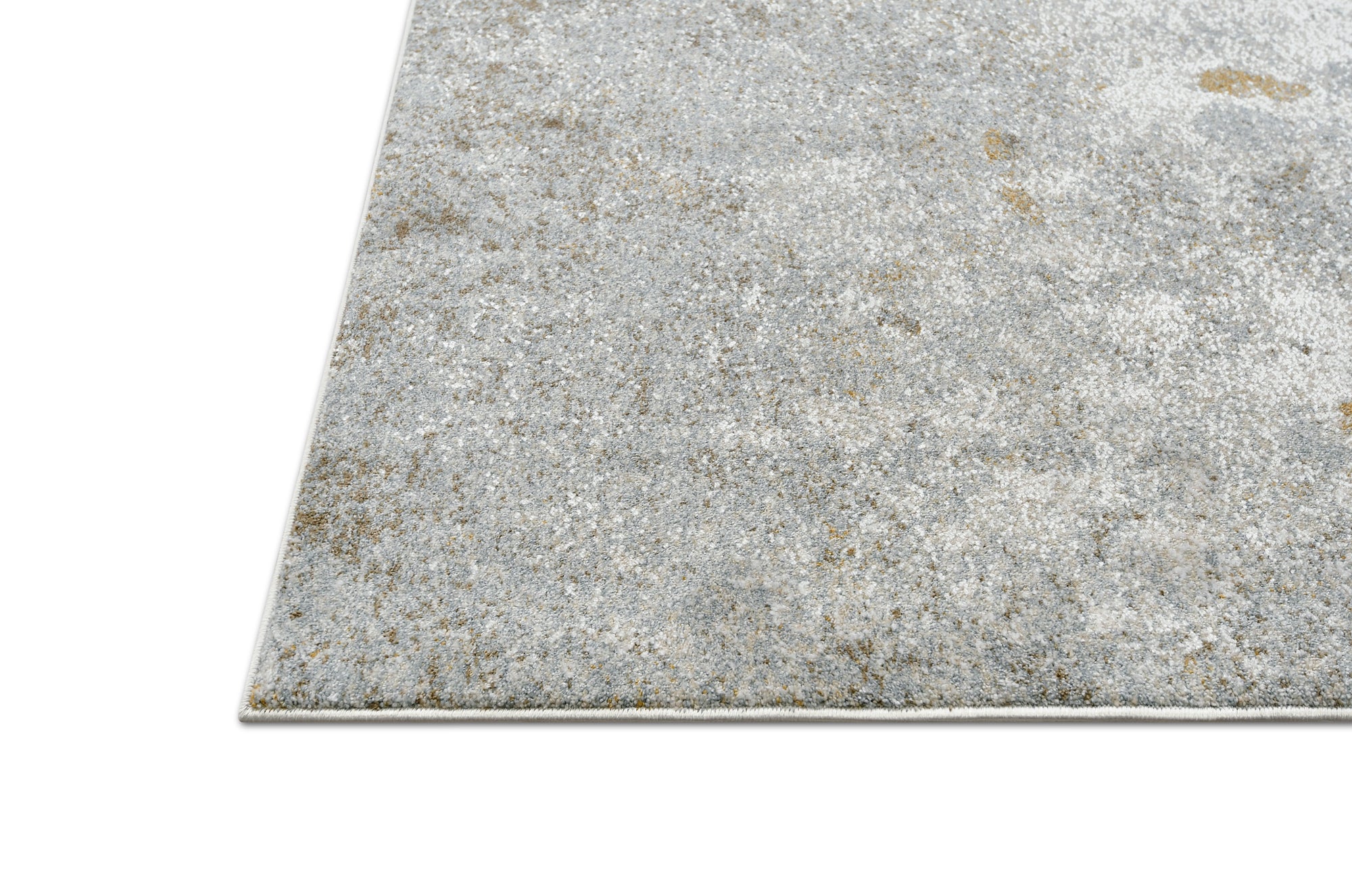 High-Quality Abstract Runner Rug - Comes in Gold and Steel Blue Tones