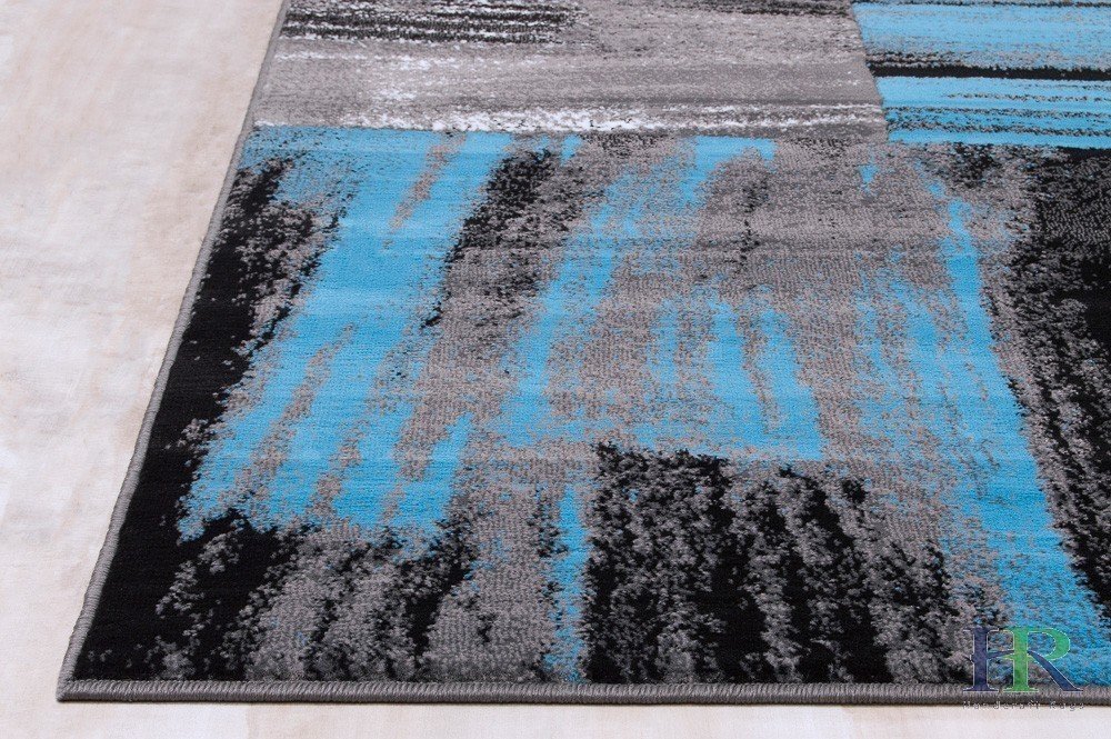 Modern Brush Stroke Rug – Soft, Colorful, and Easy to Clean - Mixed Color Rugs