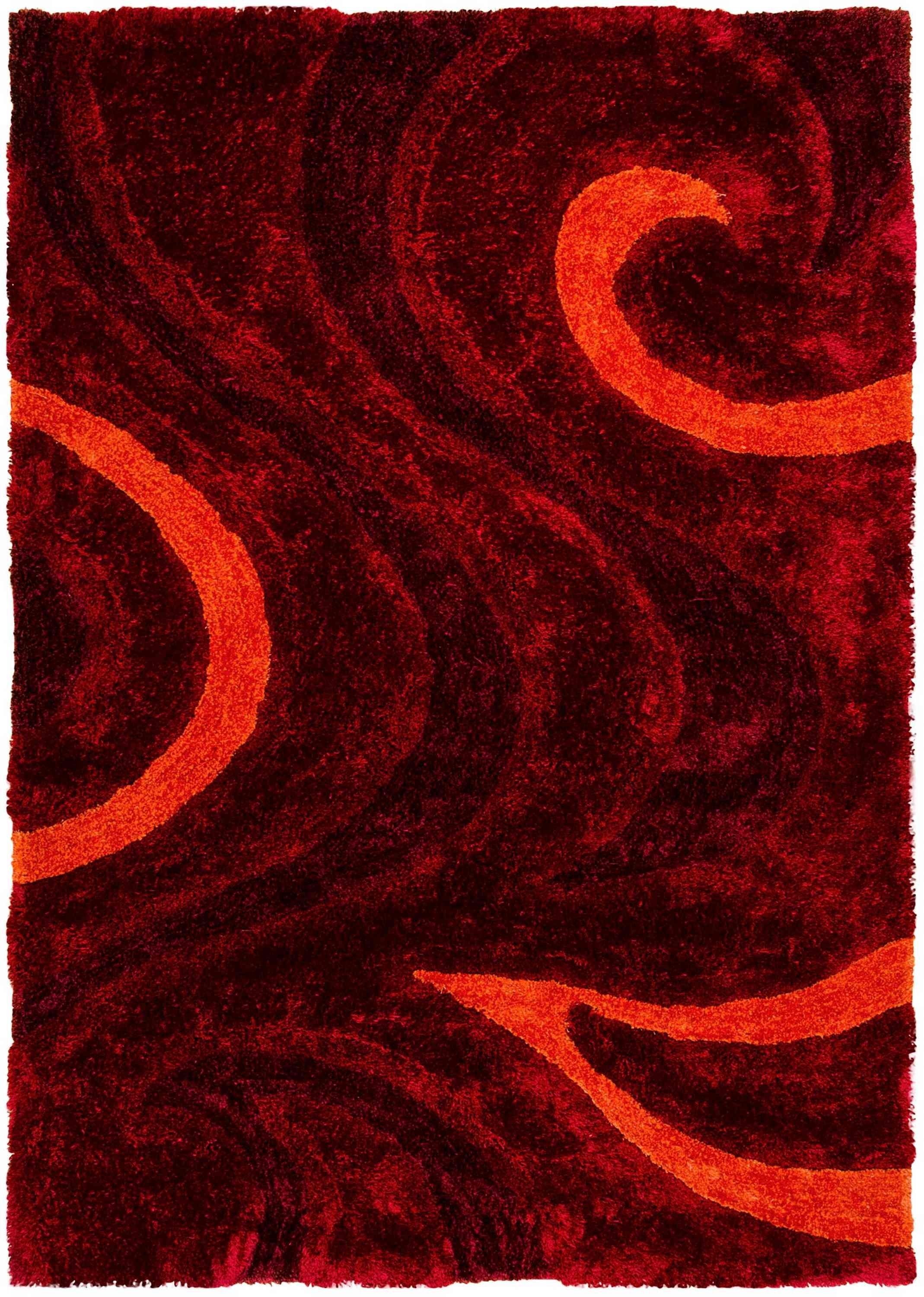 3-D Hand Carved Shaggy Rug  #06