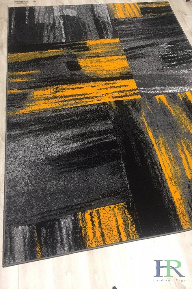 Modern Brush Stroke Rug – Soft, Colorful, and Easy to Clean - Mixed Color Rugs