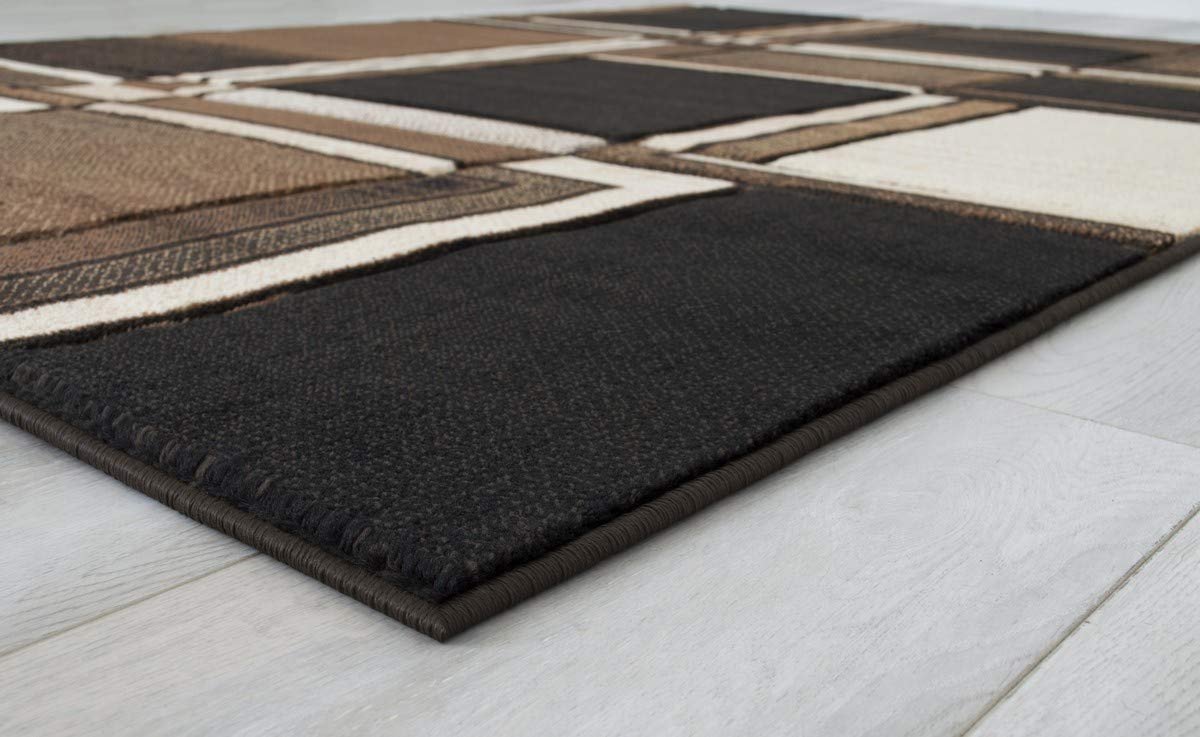 Modern Cubism Area Rug – Hand Carved and Stylish