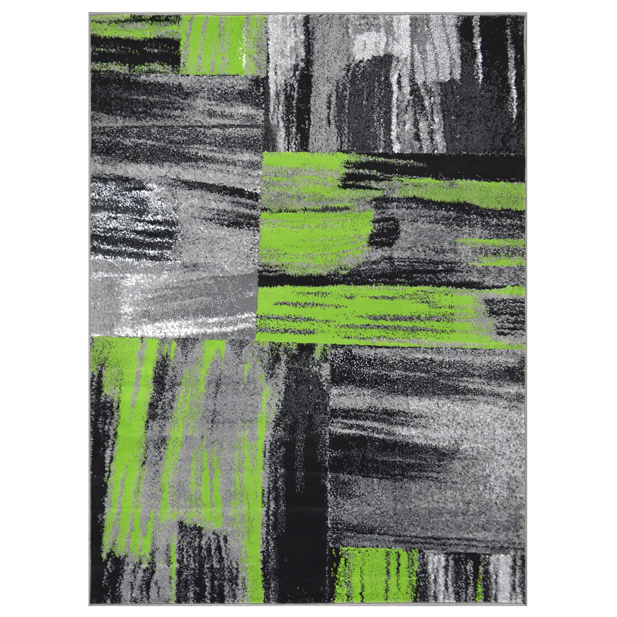 Modern Brush Stroke Rug – Soft, Colorful, and Easy to Clean - Mixed Color Rugs