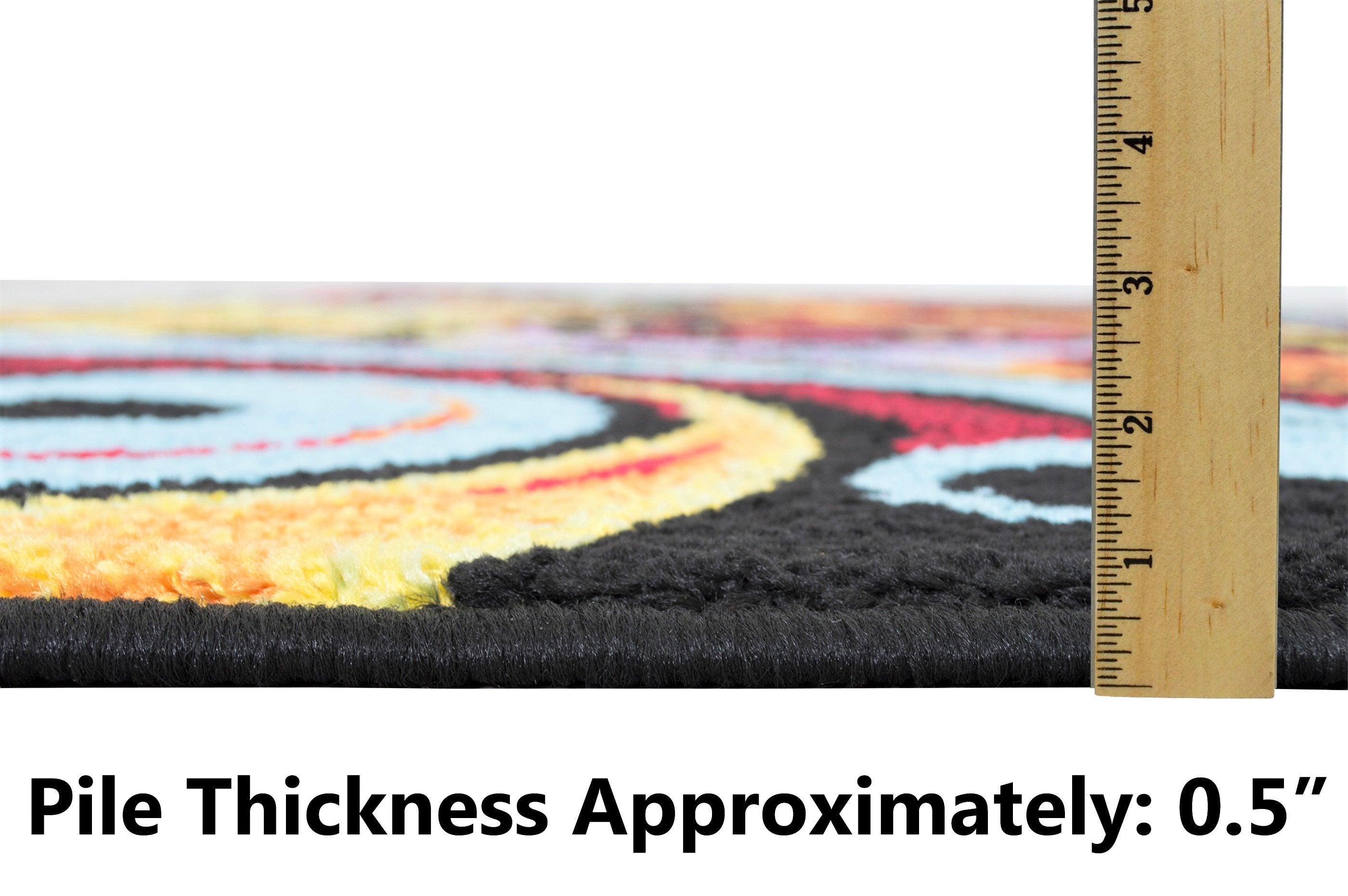 Swirls Multicolor Rug