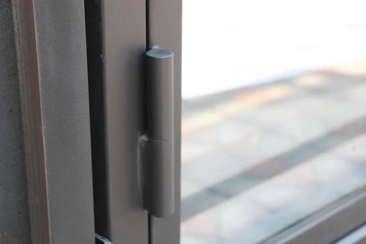HR Left Hand Inswing Entryway 72x81 Matte Black French Iron Double Door Made of Steel | 3-Lite with kickplate | Complete with Handle and Lock | Modern Front View Design.