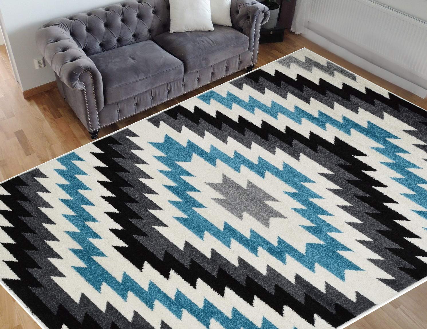 Navajo Southwester-Blue/ Multi-77