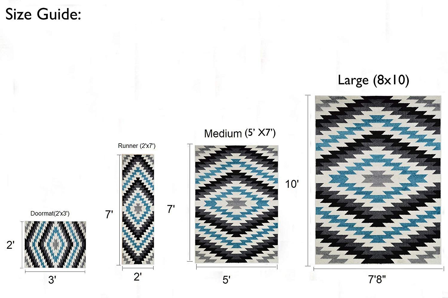 Navajo Southwester-Blue/ Multi-77