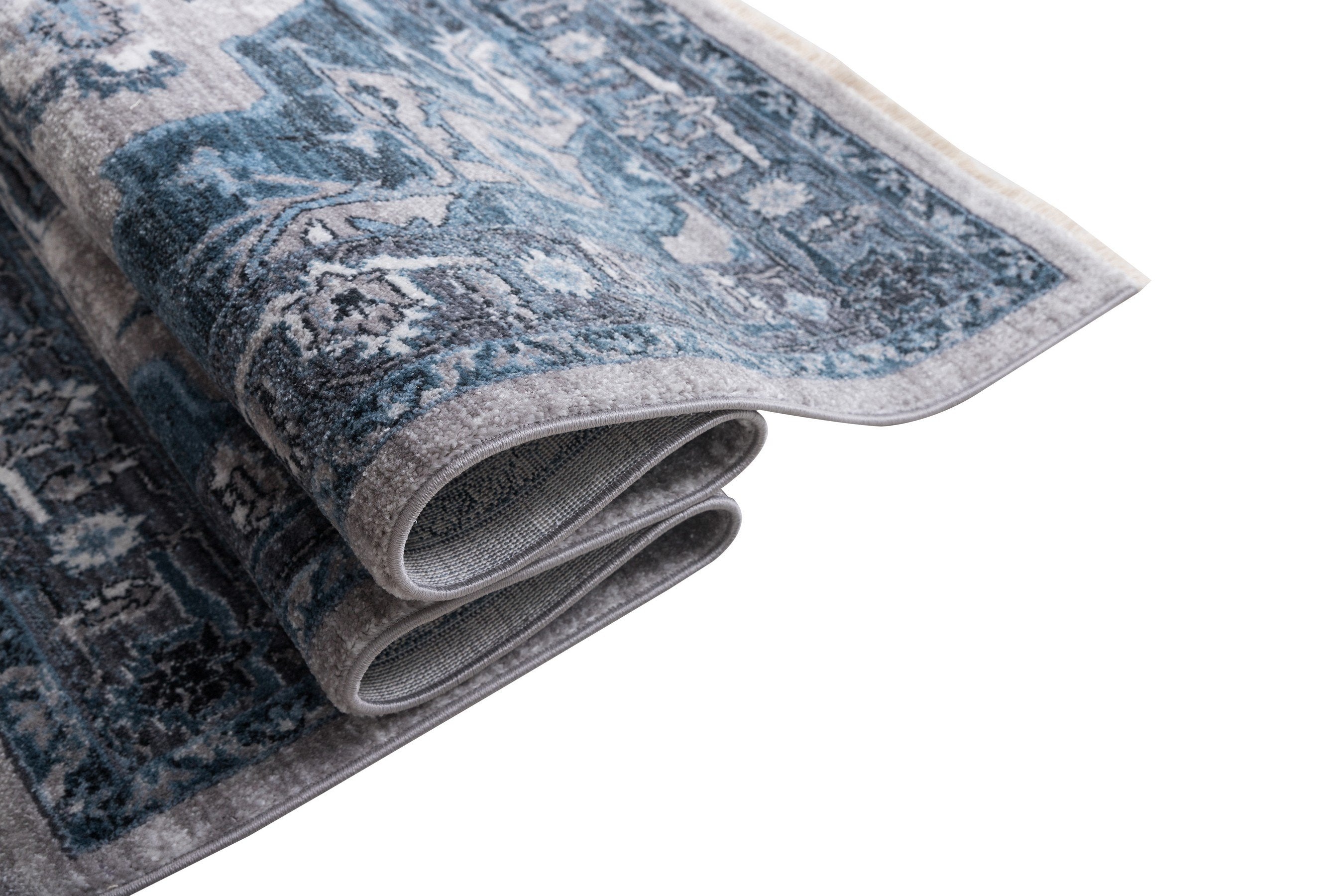 Traditional Rug for Living Room Brown, Area Rug Glacier
