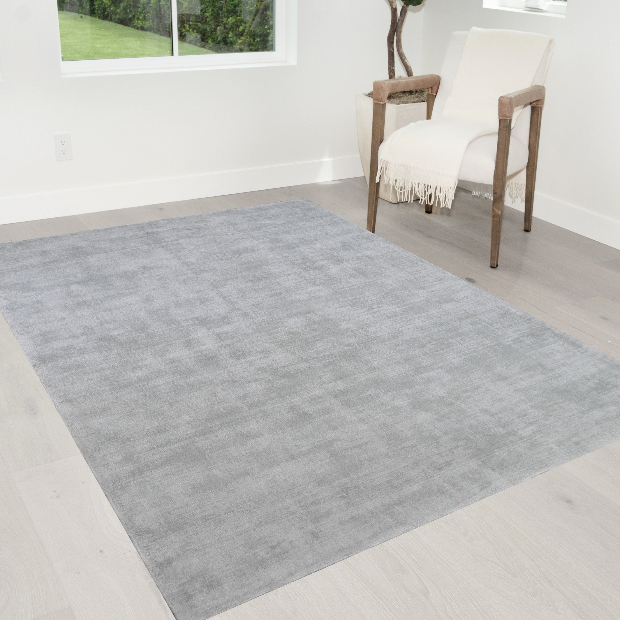 Rugs Tencel Ultra-Soft Hand Knotted in India Rugs  Art Collection