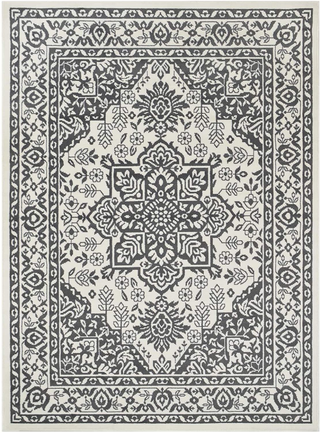Traditional Rug for Living Room Antiqued Oriental Tusk and White Area Rug Boho D????cor Rugs for Bedroom