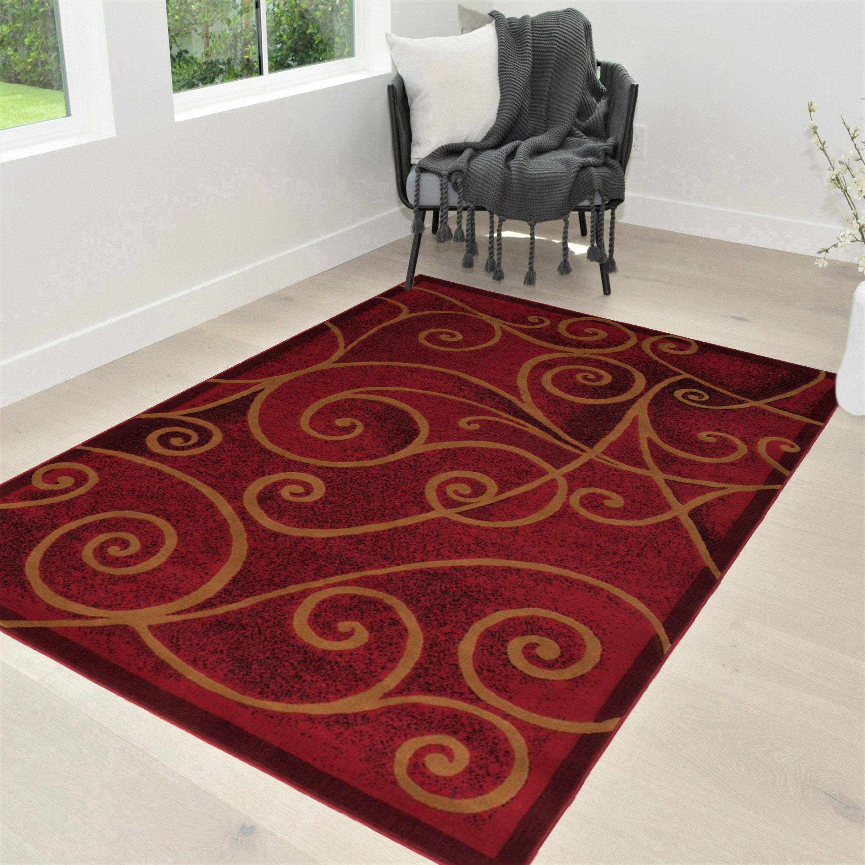 Swirls Living Room Rugs #3