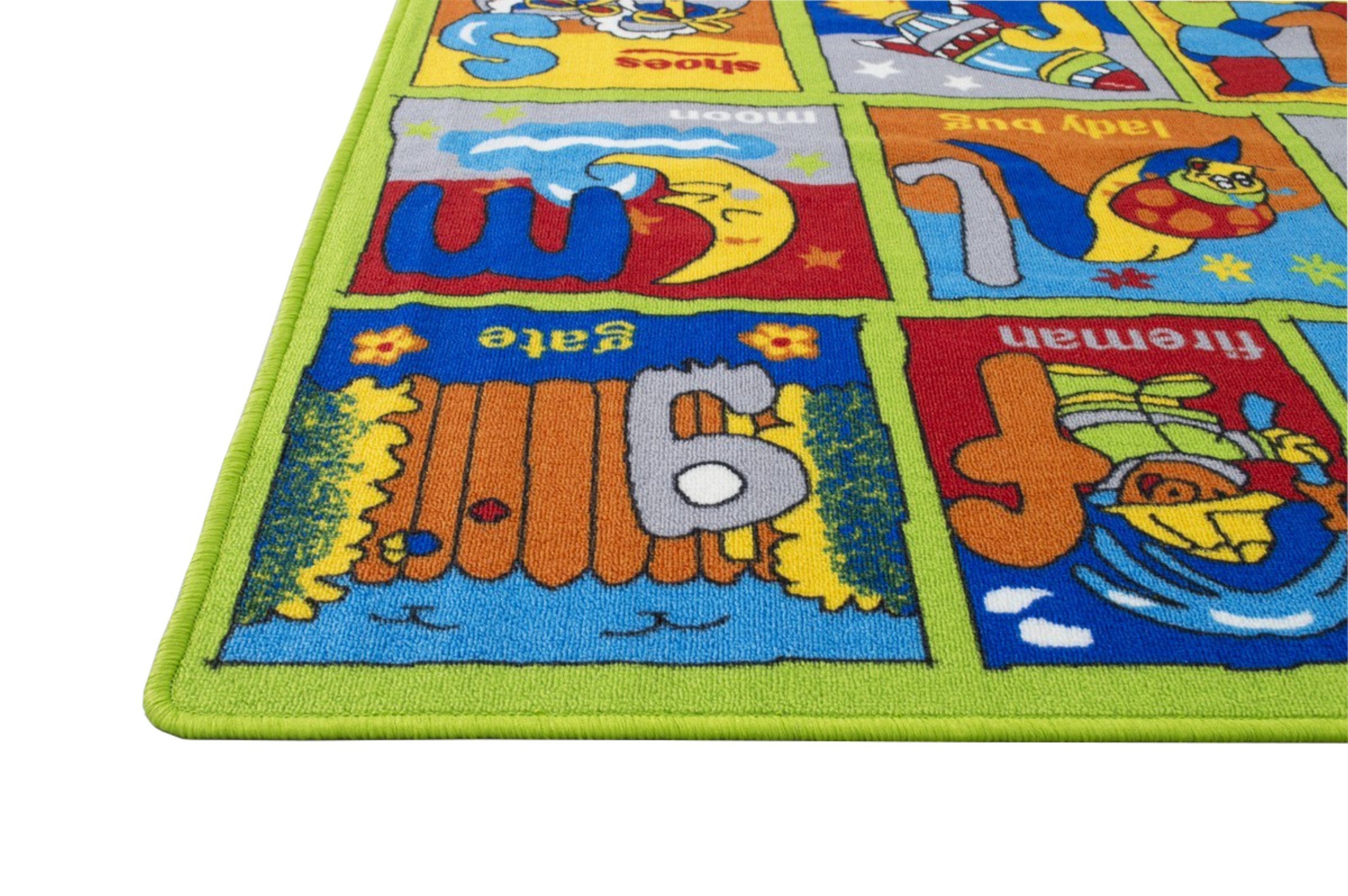ABC-2 Green Non-Slip Rug