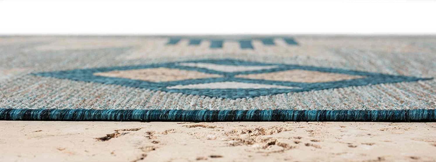 Southwestern Navajo Outdoor Rug – Waterproof and Fade-Resistant – 5x7 & 8x10 Sizes