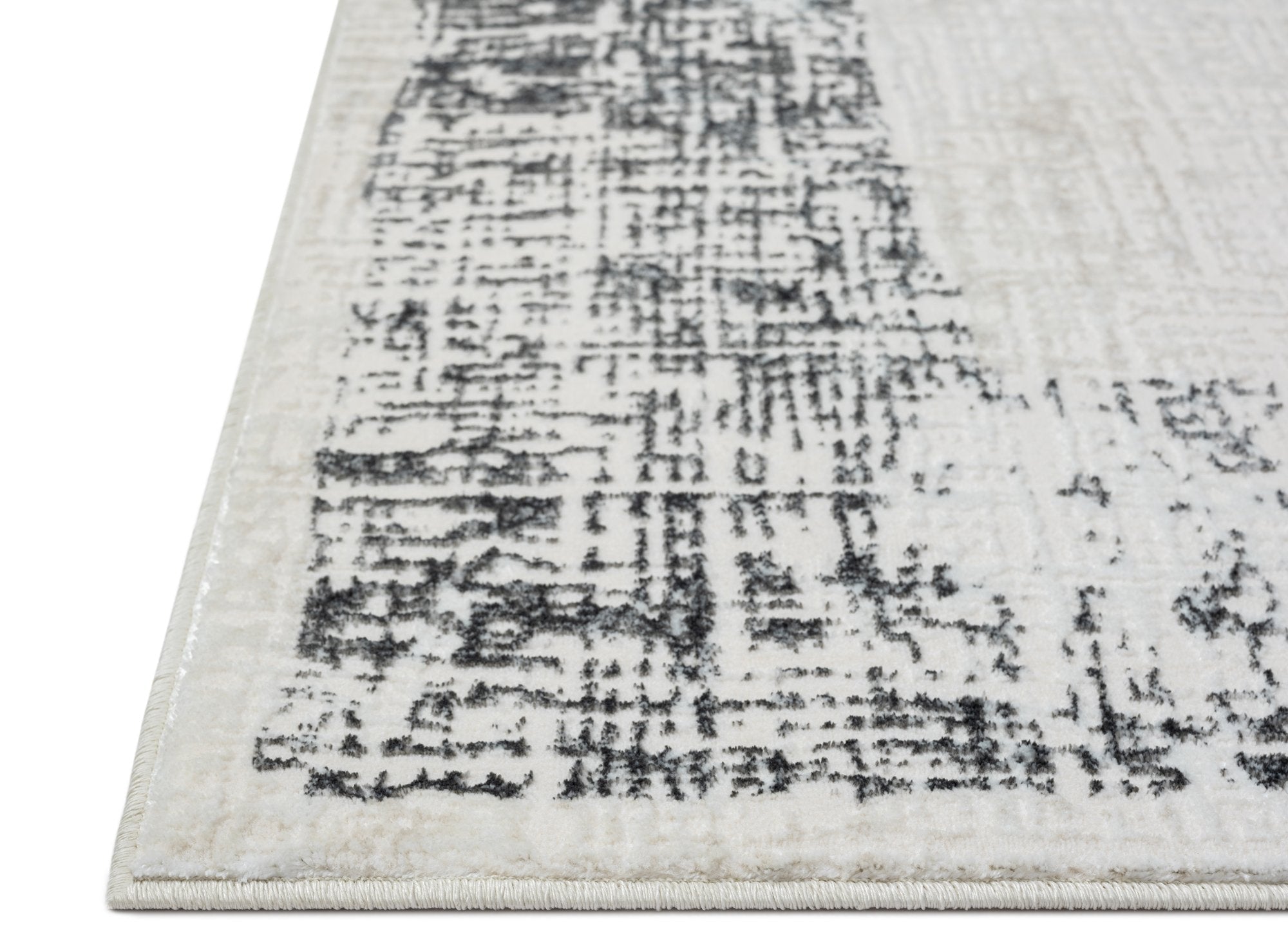 HR Super Soft Polyester Abstract Area Rug Bordered # 454