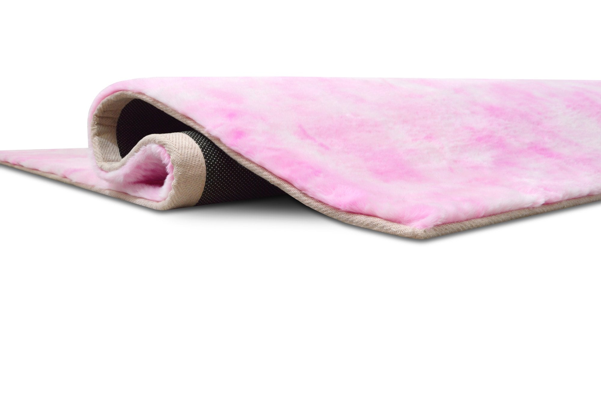 Fur Faux Rug Non-Slip Backing